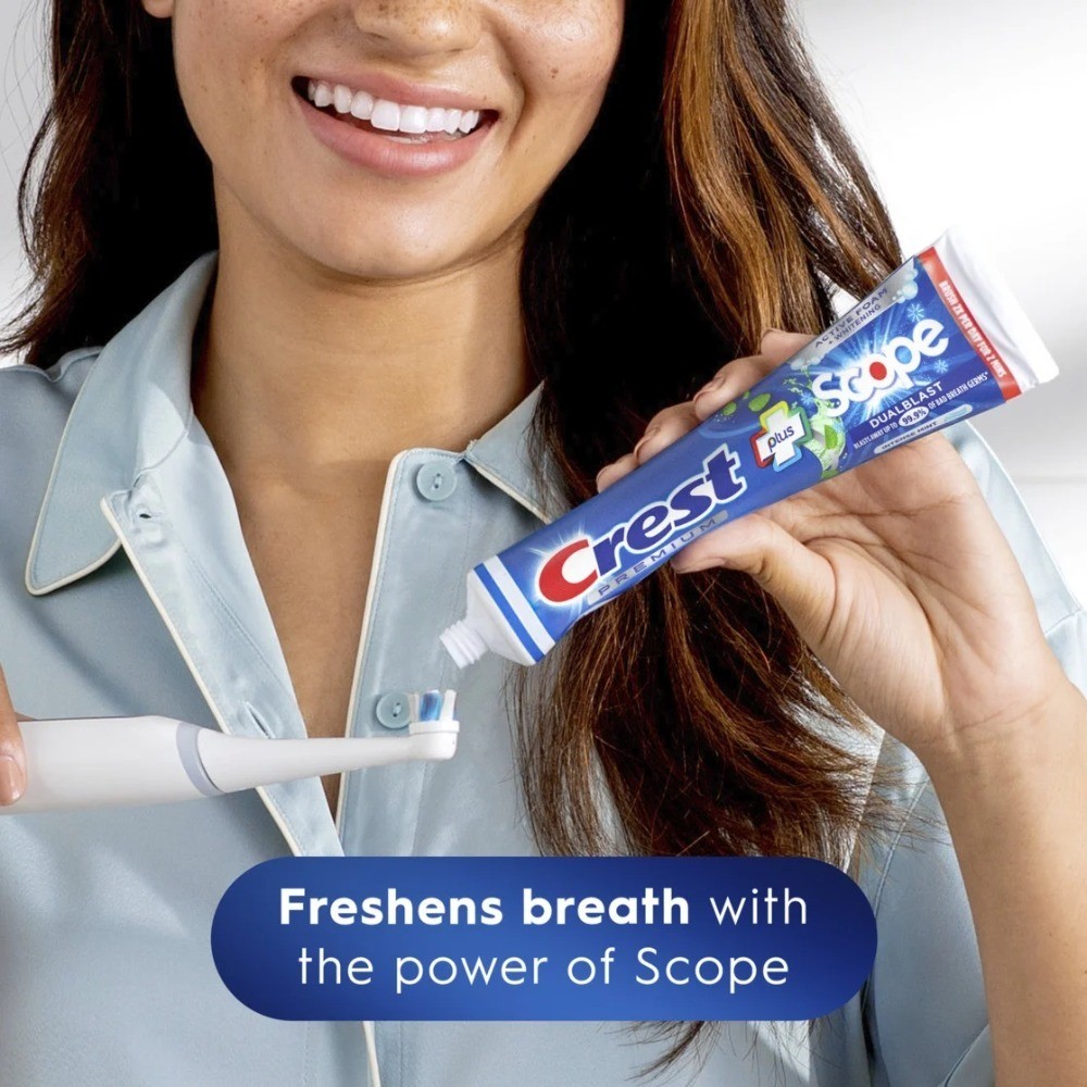 Premium Plus Scope Blast Toothpaste, Mint, 5.2 oz, 3 Pack