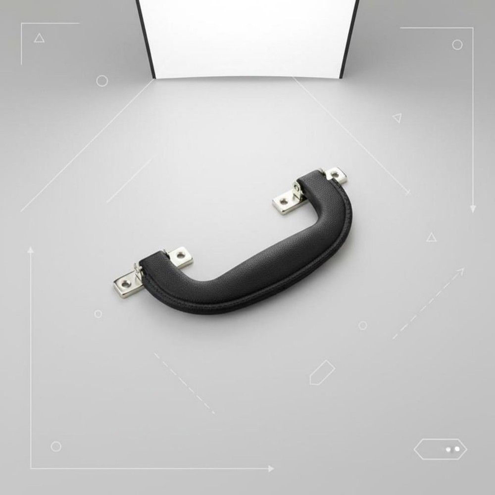 Black Case Pull Handle Heavy Duty Plastic Luggage Handle for DIYers