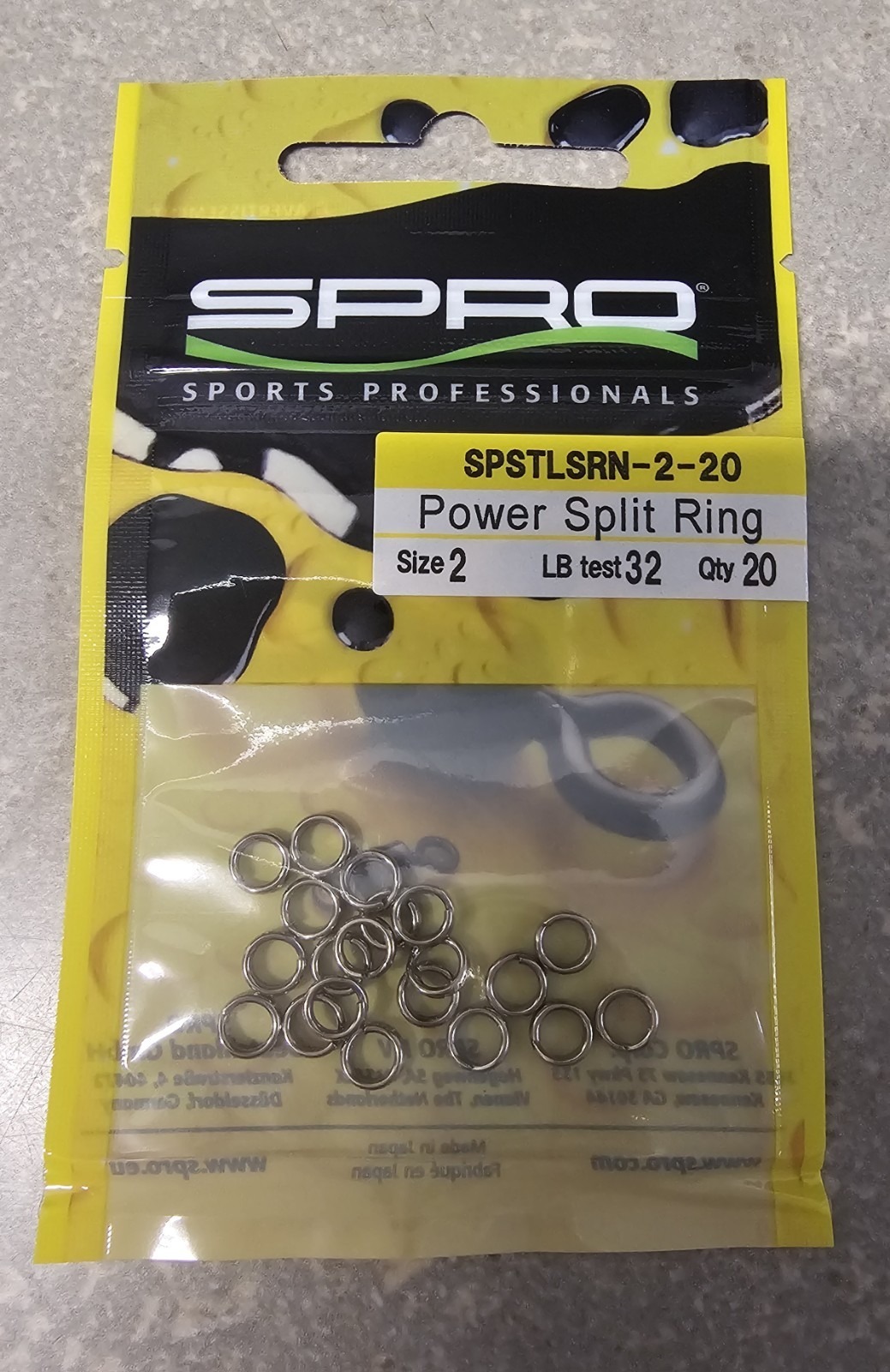 SPRO Power Split Rings - Choose Size & Pound Test FREE SHIPPING