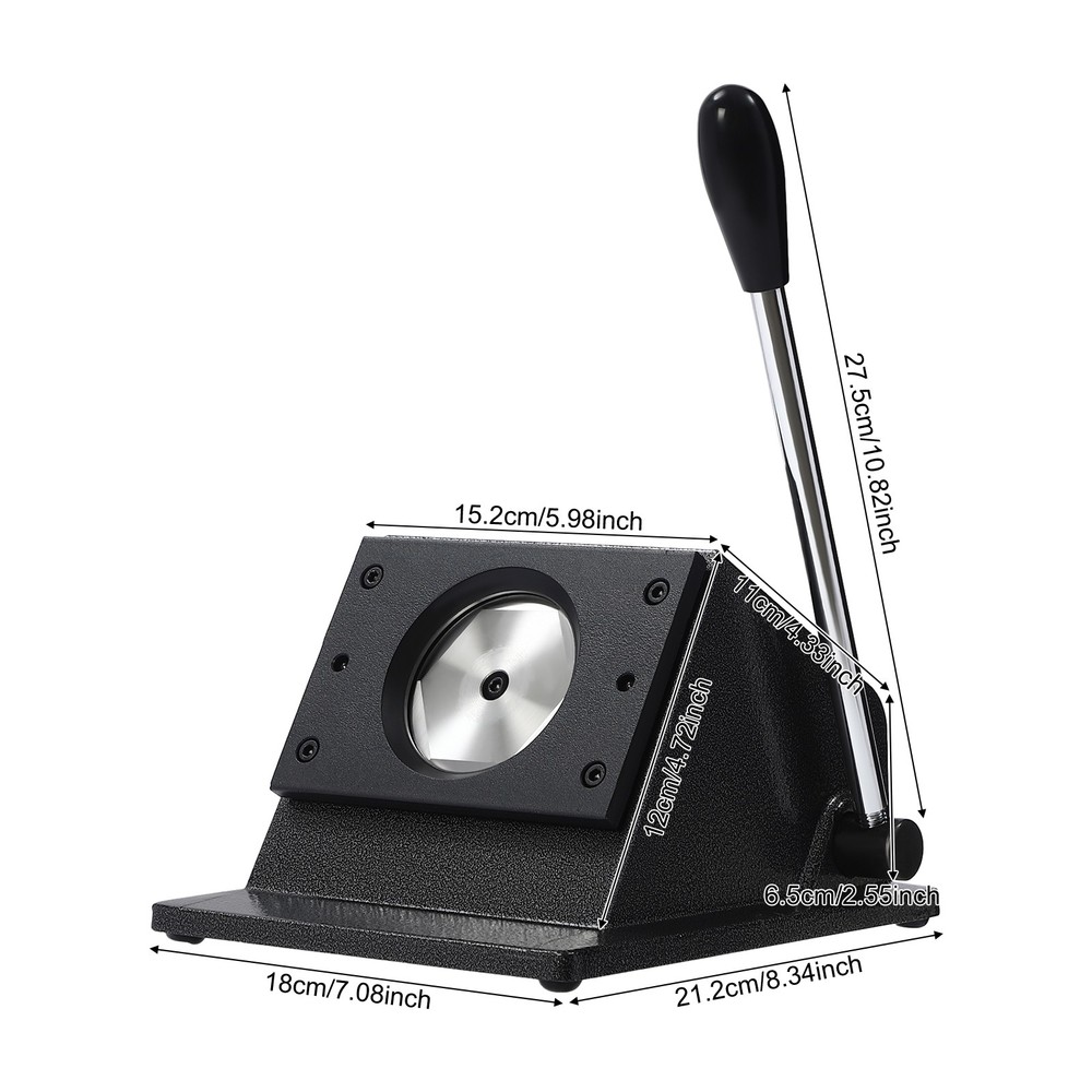 Graphic Punch Die Cutter Button Graphic Maker Machine 58mm/2.28in Button
