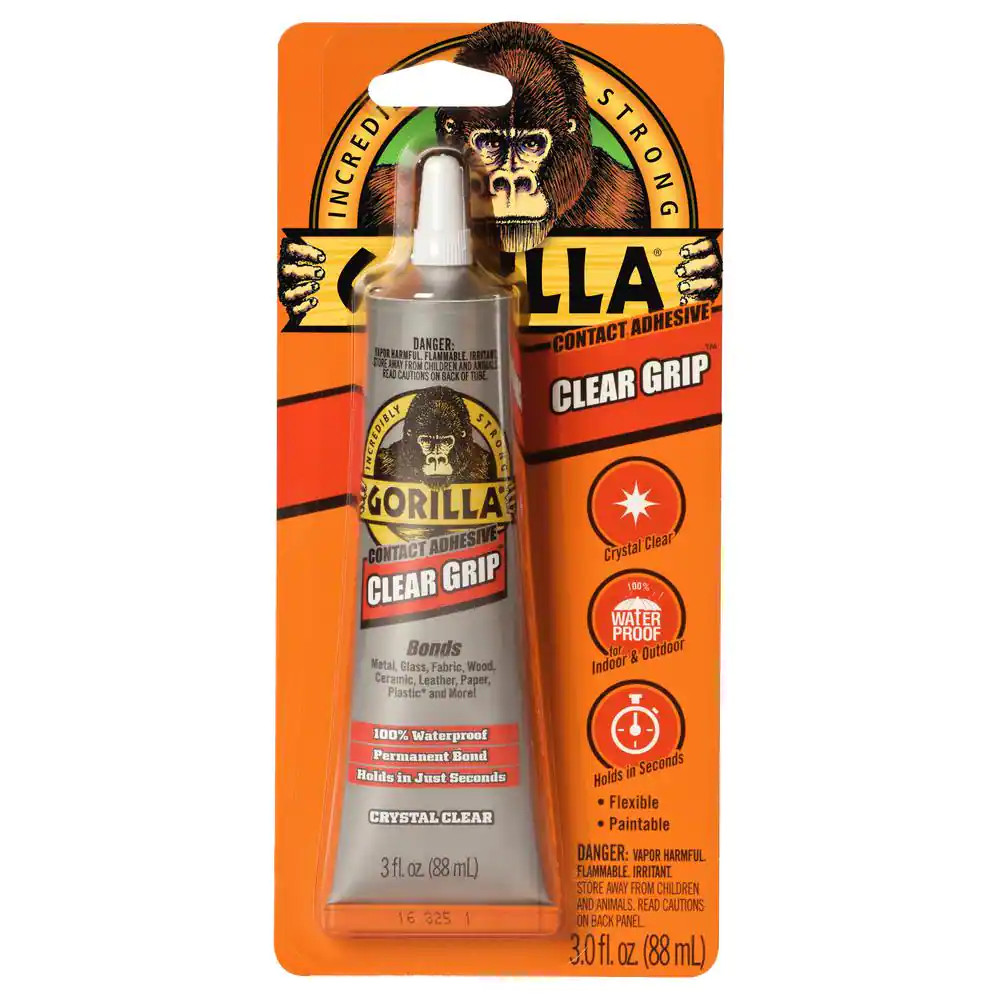 NEW Durable Fast-Setting Clear Grip Adhesive – Flexible, Paintable & Waterproof