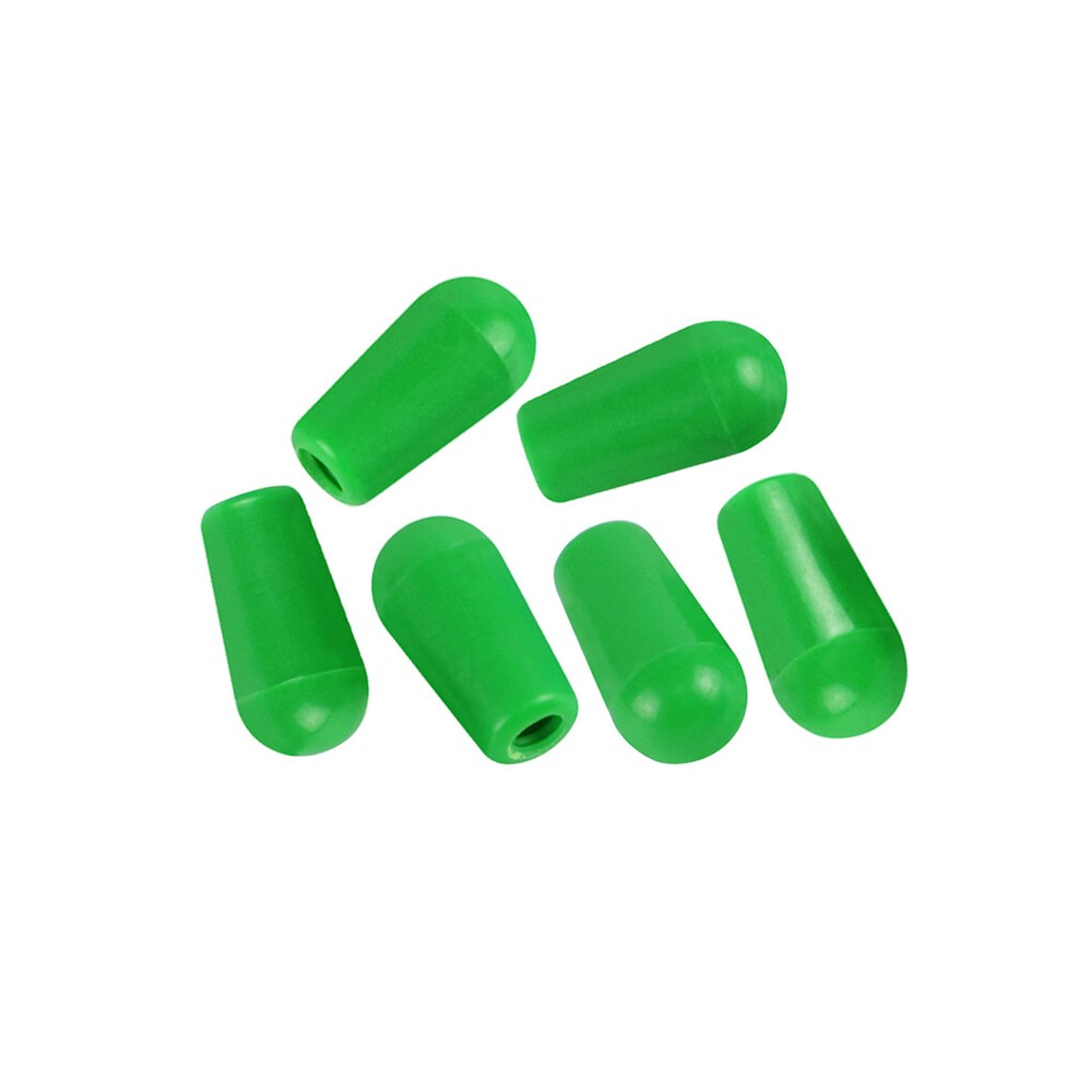 6 x Guitar 3 Way Toggle Tips 4mm Pickup Selector Knobs in 11 Colors Optional