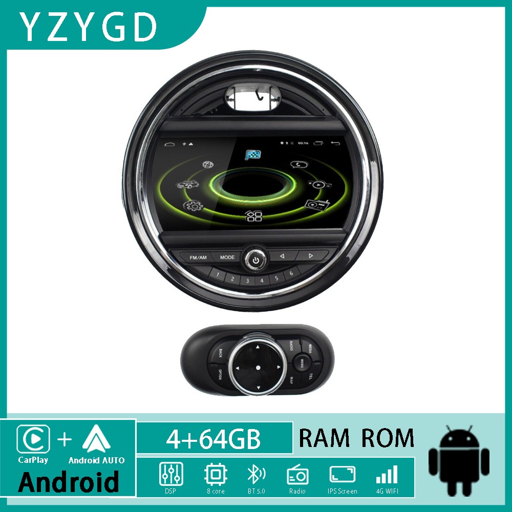 For BMW Mini Cooper 2015-2019 Android Car Radio 2Din Stereo Receiver GPS Navi
