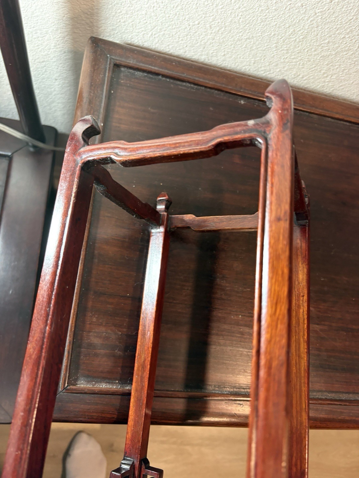 Vintage Chinese Wood Display Stand