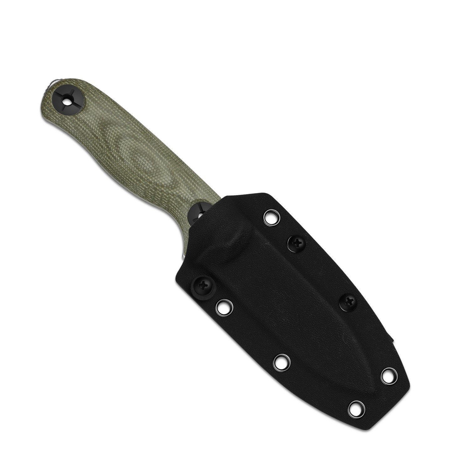 Kizer Drop Bear Fix 3 Fixed Knife 14C28N Blade Micarta Handle Medium Size 1101A2