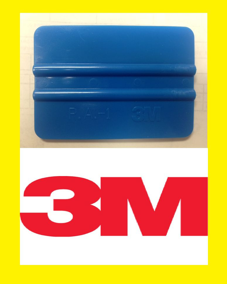 10 Squeege 3M Blue vinyl , window tint, head light , cutter plotter installation