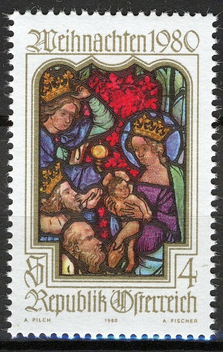 Austria 1980, Christmas set VF MNH, Mi 1663