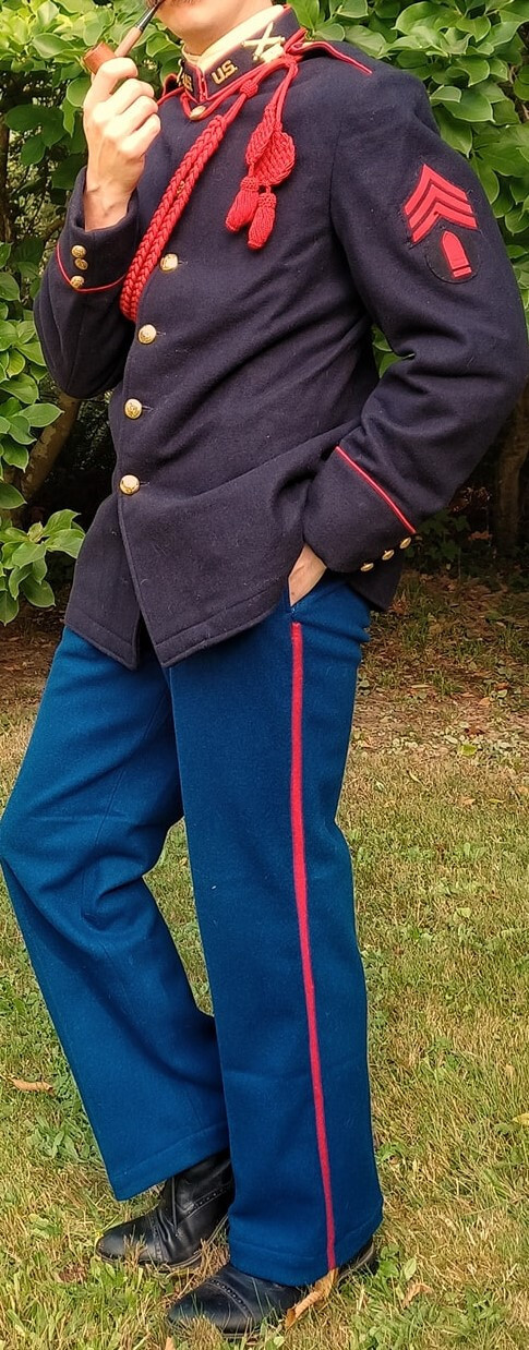 US Army M1902 Dress field Artillery or Coast Artillery Tunic Coat Size 52