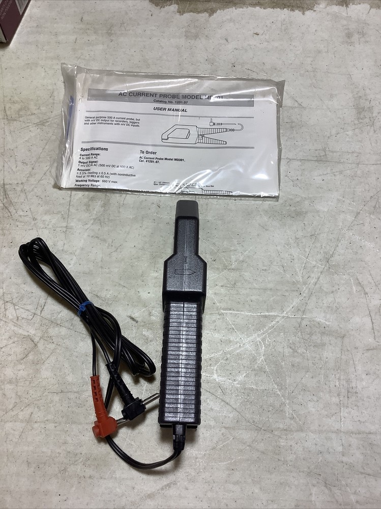 AEMC Instrument AC Current Probe 1201.07 Model MD013