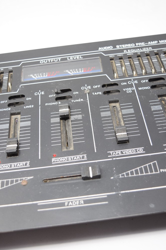 Lineartech SL-3000 Pre AMP Mixer Equalizer Works *READ