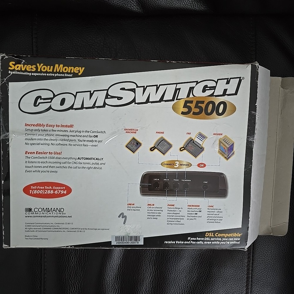 Command Communications Com (CS5500) 4-Ports External Switch