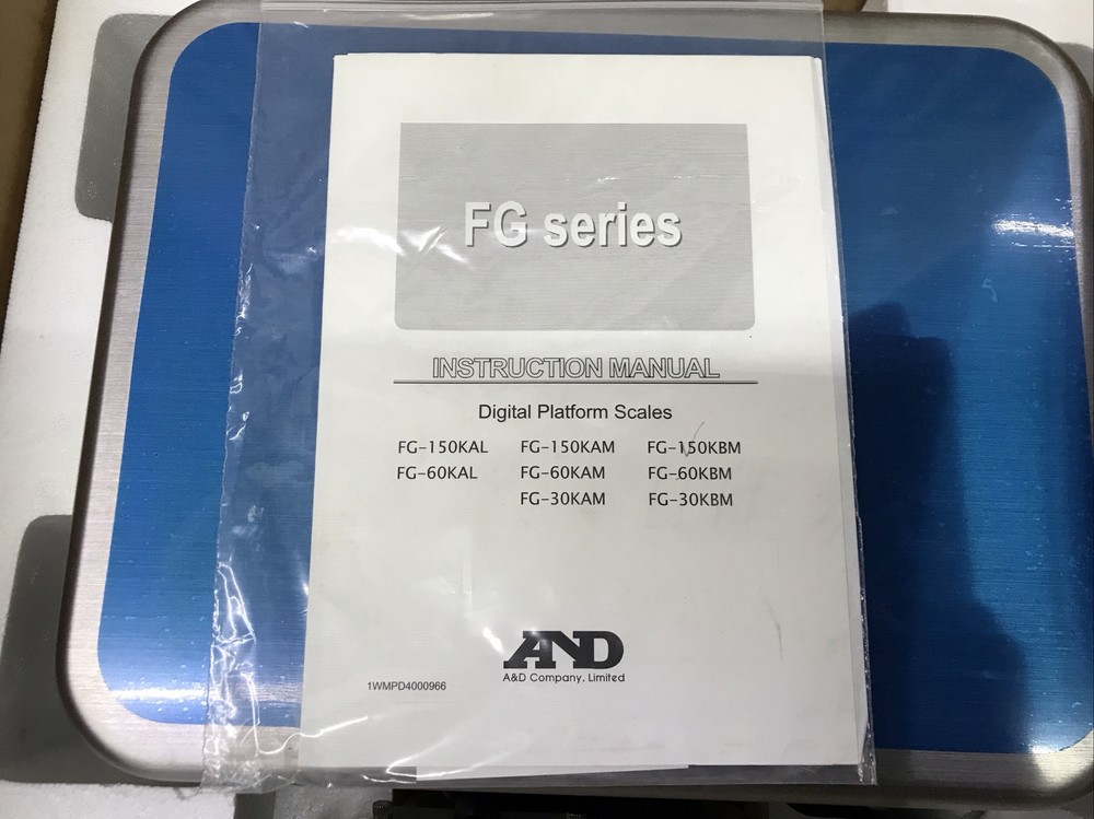 A&D FG-30KBM Bench Scale /Platform shipping Scale 60X.002 LB