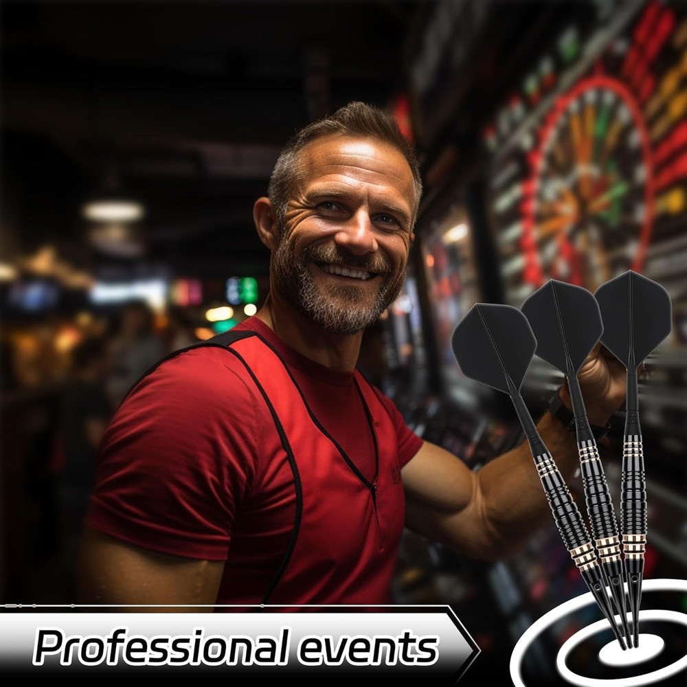 Professional 18g Soft Tip Darts Set with 30 Extra Tips & Gift Storage Box