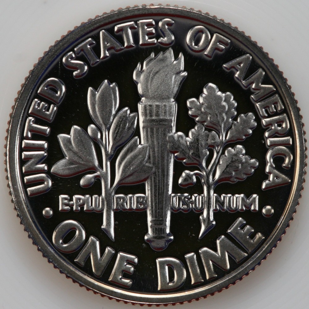 1982 S Gem DCam Proof Roosevelt Dime CN-Clad