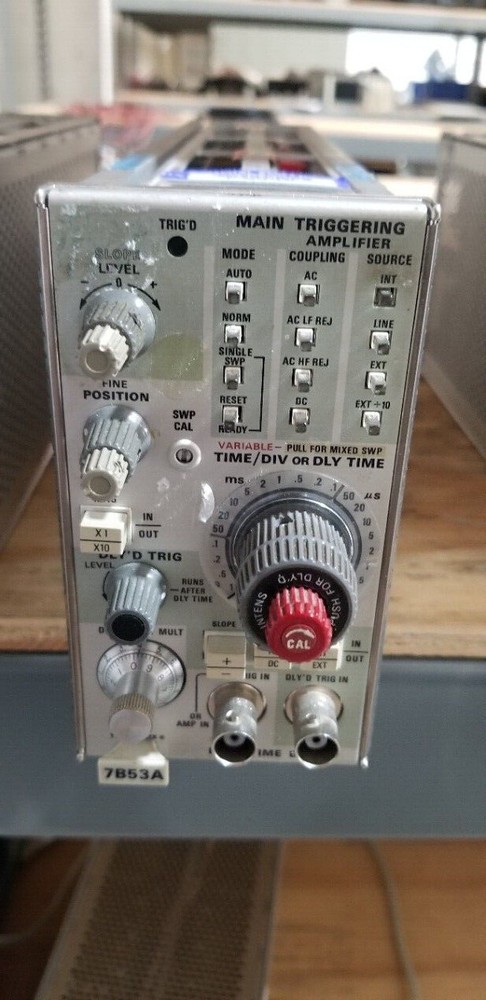 Tektronix 7B53A Dual Time Base Plug In Unit #2 READ!!
