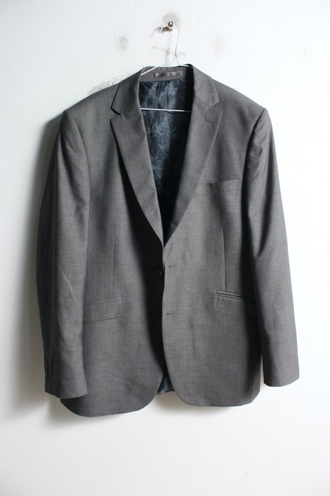 Mens Suit Jacket - Grey - Size 42 (L50)