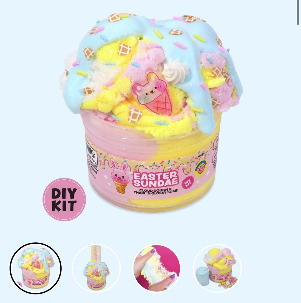 Easter Sundae Diy Kit Peachybbies Slime