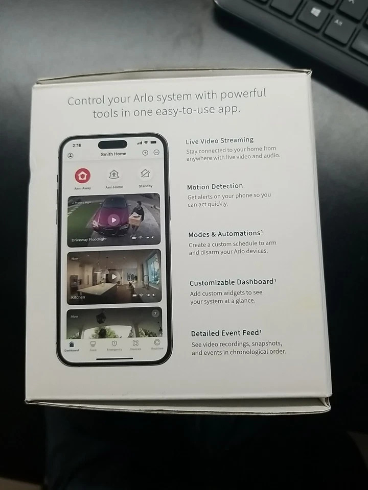 Arlo Essential security camera 2k 2nd Gen NEW - Indoor only - wired camera