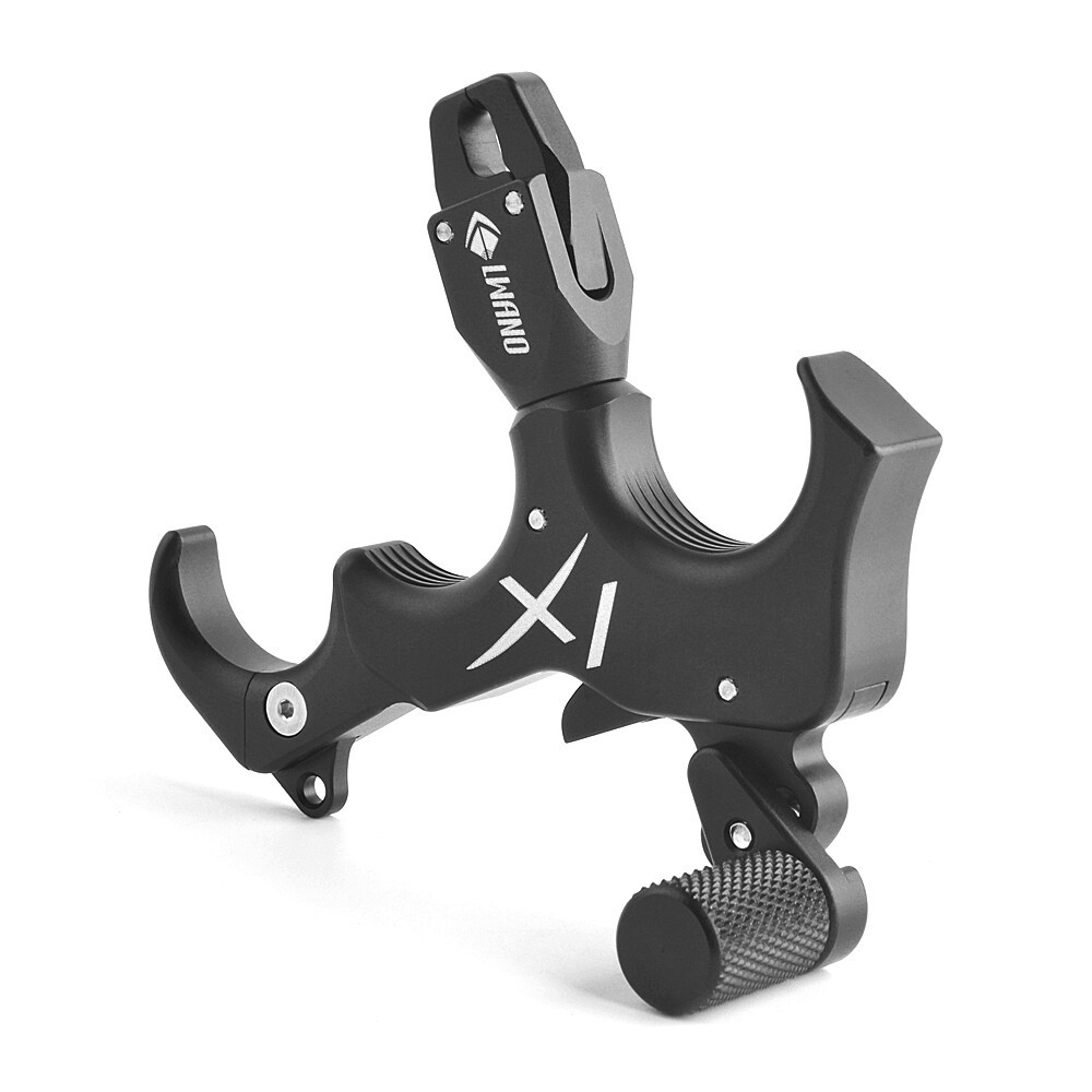Archery Release Aids 3 4 Finger Thumb Trigger Caliper Grip Compound Bow Hunting