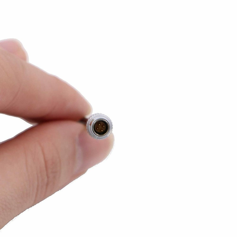 BNC Right Angle to 4 Pin Time Code Input Adapter Cable for Red Epic Scarlet