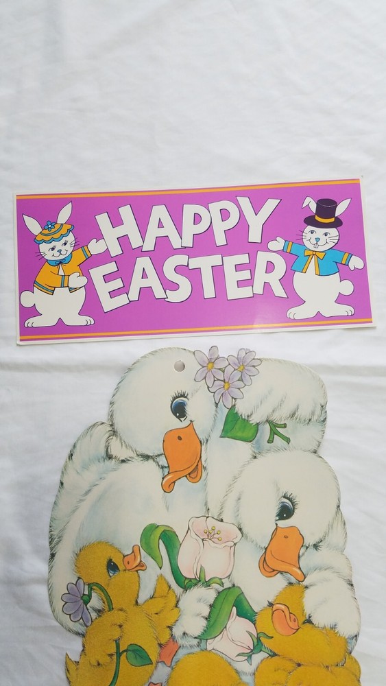 Lot Of Easter Die Cuts Some Flocked