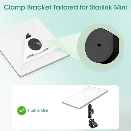 Starlink Mini Mount, Adjustable Clamp for Starlink Mini