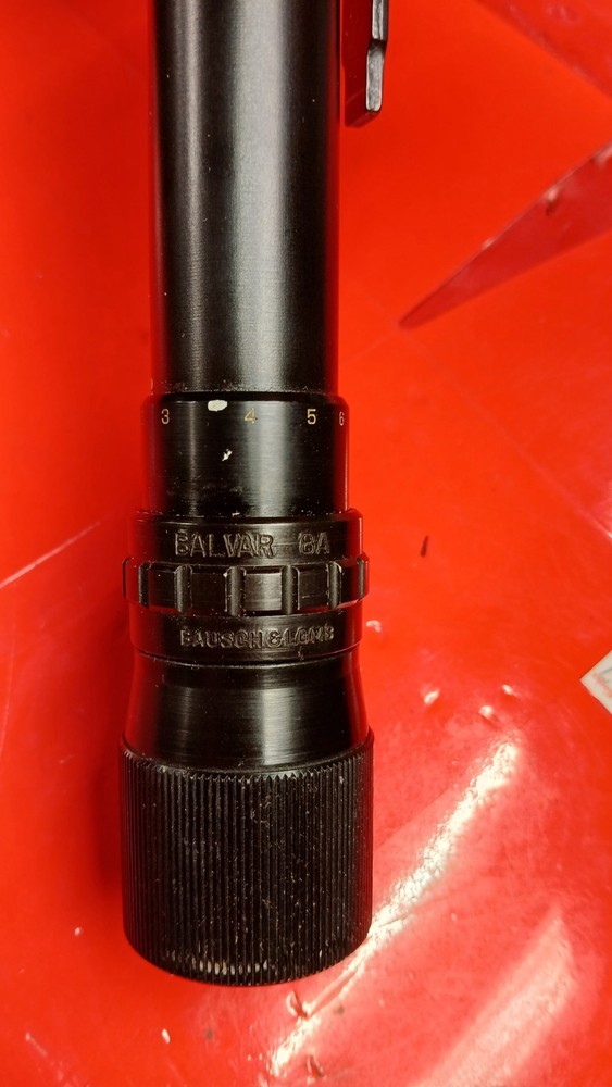 bausch and lomb balvar - 8x scope - used.