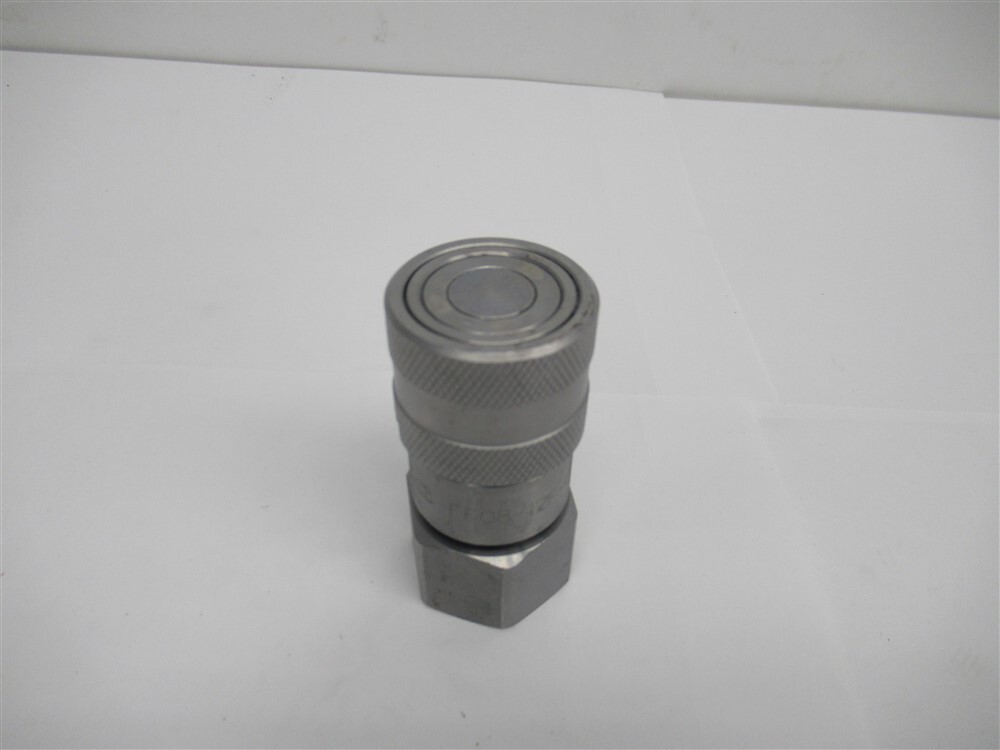 PCI FF08-12F-ORB , Flush Face Quick Coupling , 1/2" Body , 11/16-12 ORB Thread