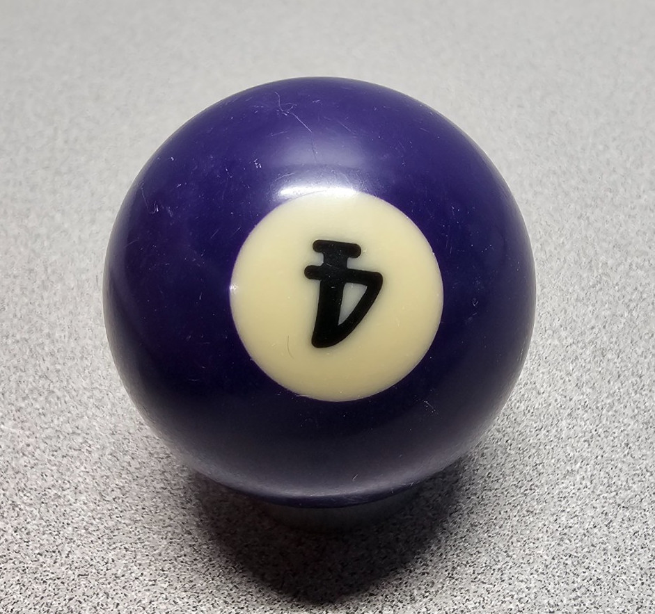 VTG Replacement Billiard Pool Ball 2 1/4" Diameter Standard # 4 Solid Purple