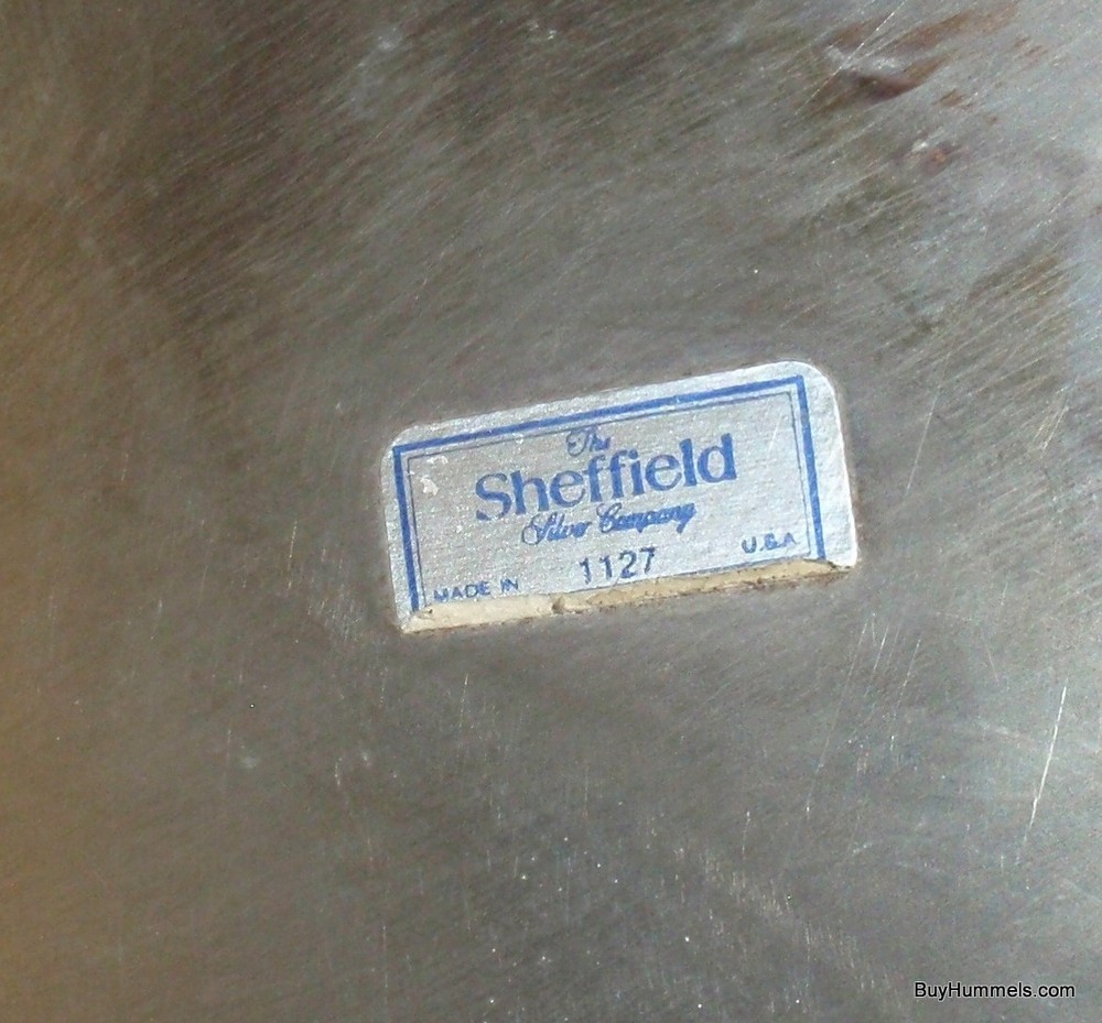 Sheffield Silverplate Casserole Dish 1127 with Pyrex 2Q Baking Dish Insert GIFT!