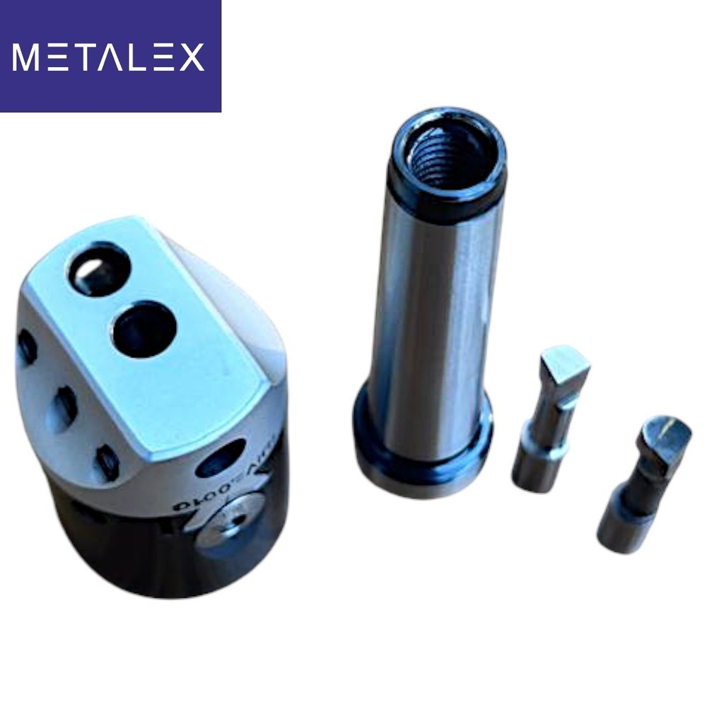 1.5" Precision Adjustable Boring Head Set With MT2 Shank & HSS Carbide Tool Bit