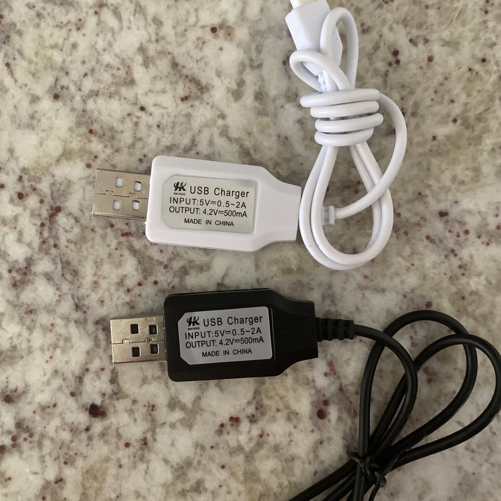 Sharper Image DX-2 Drone Two Different Battery Chargers