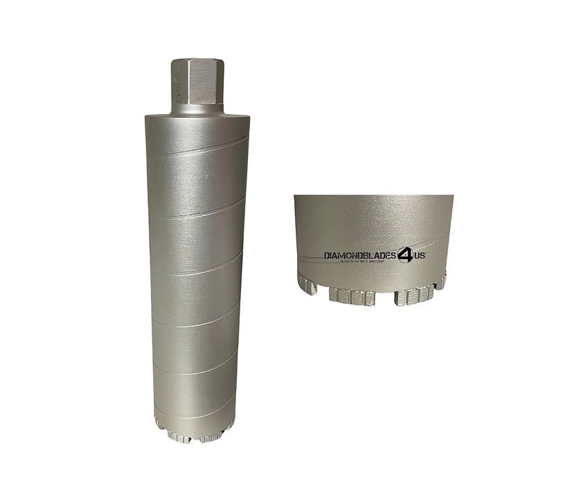 4" Premium Plus Diamond Core Drill Bit Core Boring Can concrete hard material
