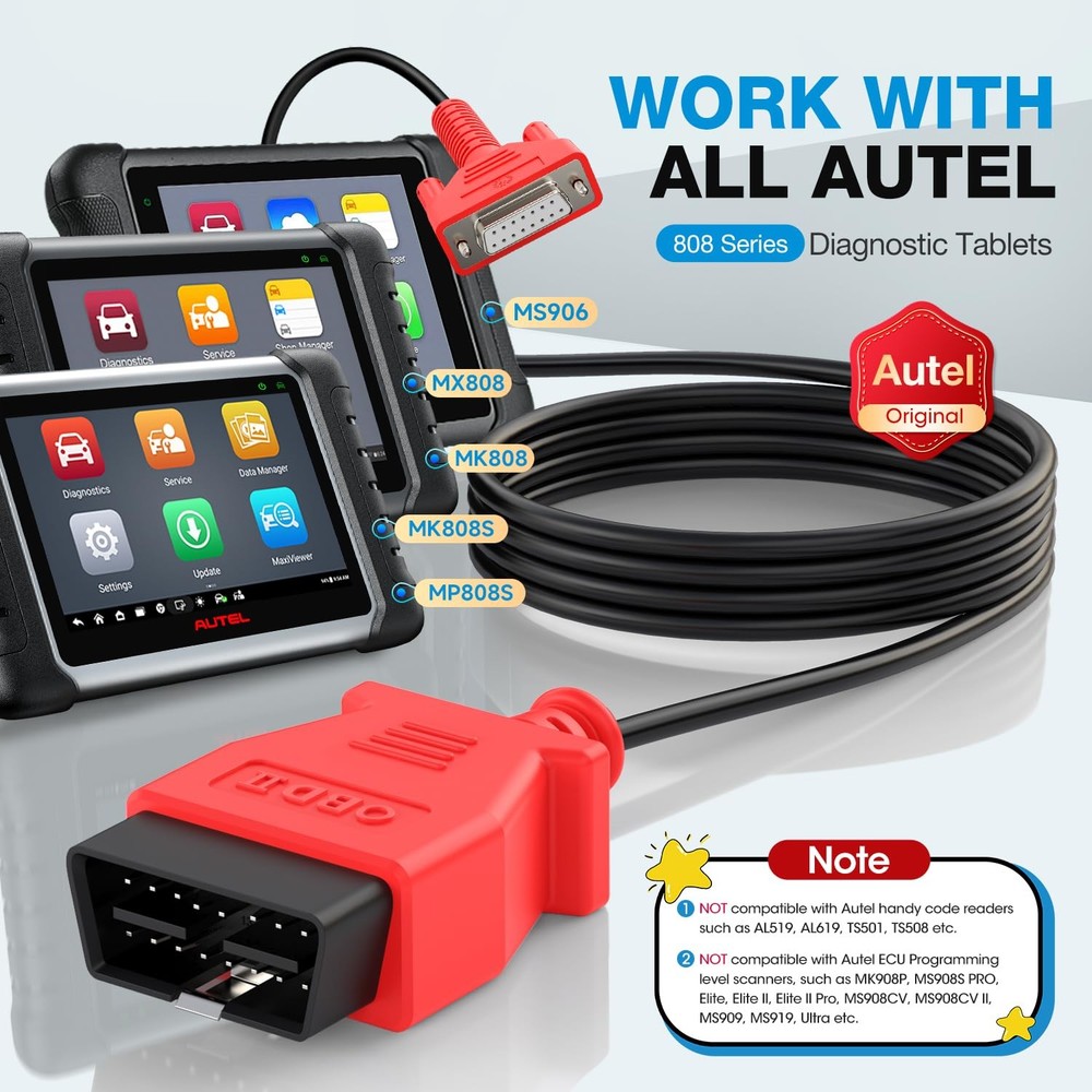 OBD2 Main Test Cable Data Wire Cord For MaxiSys MS908/Mini MS905/DS808