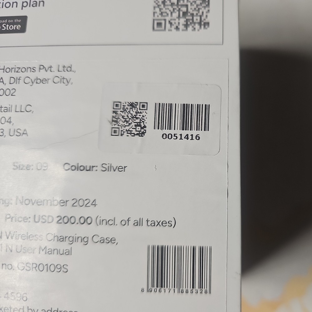 Gabit Smart Ring Size 9 Silver