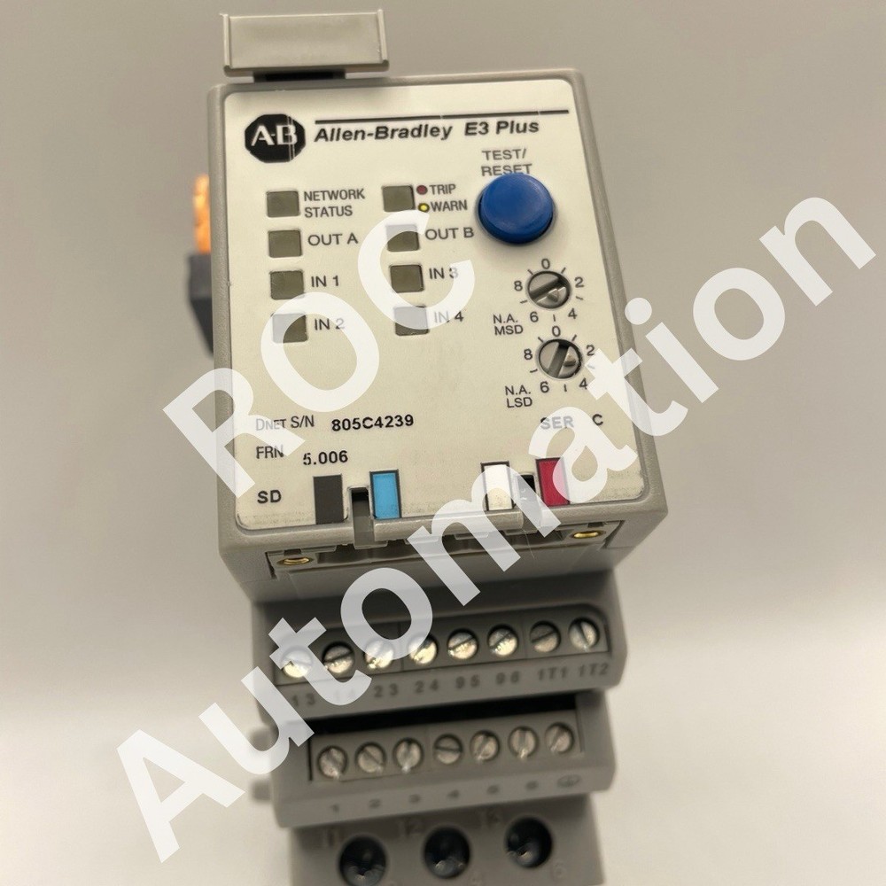 Allen Bradley 592-EC2BC Ser C Solid State Overload Relay 3-15A