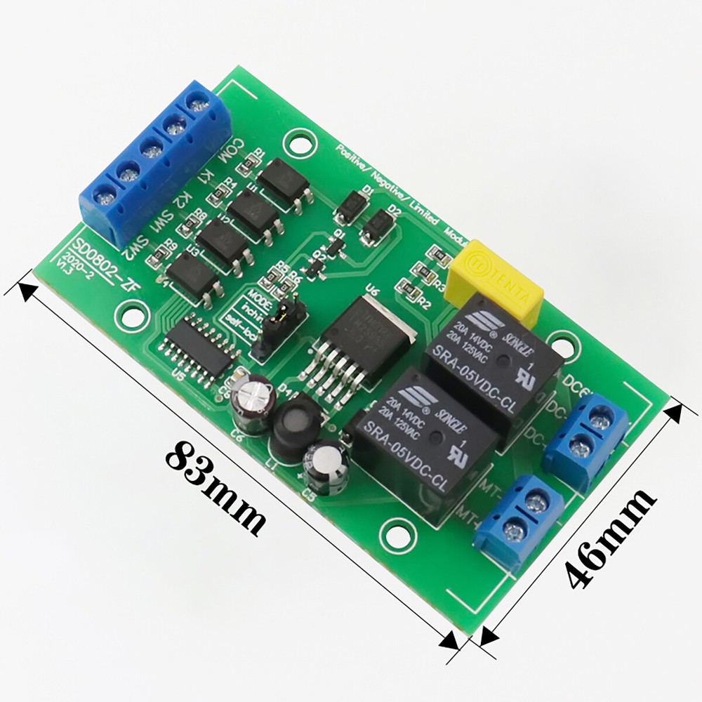 Limit DC Motor Controller 5V 12V 24V Forward Reverse Relay Driver Module Board