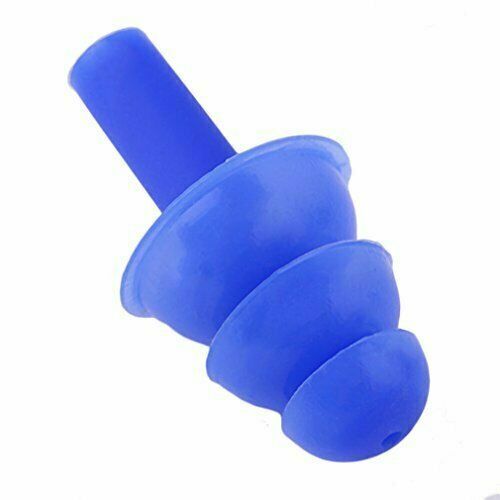 10 Pairs of Reusable Soft Silicone Earplugs Swimming Sleeping Noise Reduction