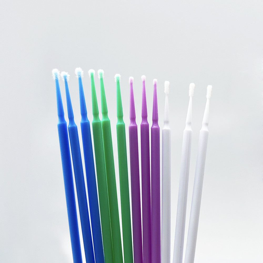 400x Dental Microbrush Disposable Micro Applicator Brush Bendable Soft Brush Tip