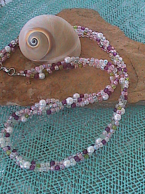 Beaded Rope Necklace - 20"
