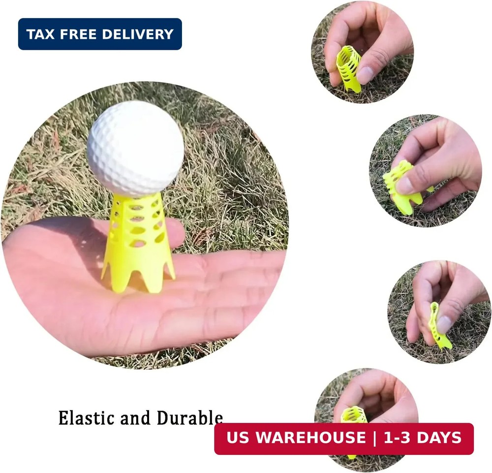 Golf Simulator Tees, Indoor Golf Tees for Simulator, Plastic Practice Golf Mat T