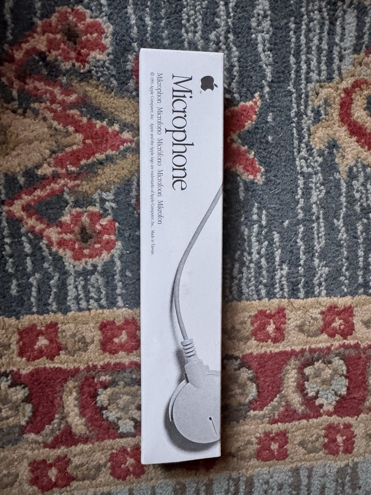 Apple Vintage Microphone | 1991 | Sealed