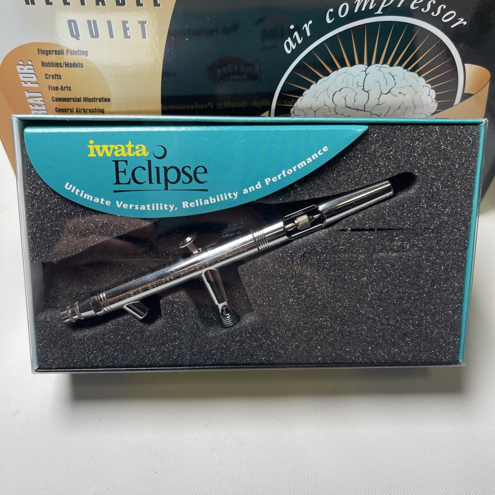 Iwata Airbrush Smart Jet Compressor IWAIS850 + Eclipse Ecl2000 BCS Gift Set