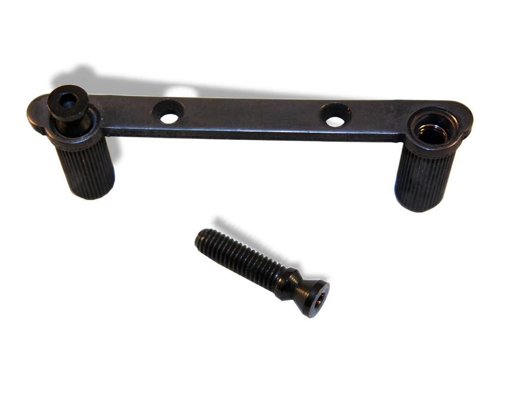 Hinge Post Braced 2 11/16 with mounting post Black Bitterroot 080651BK