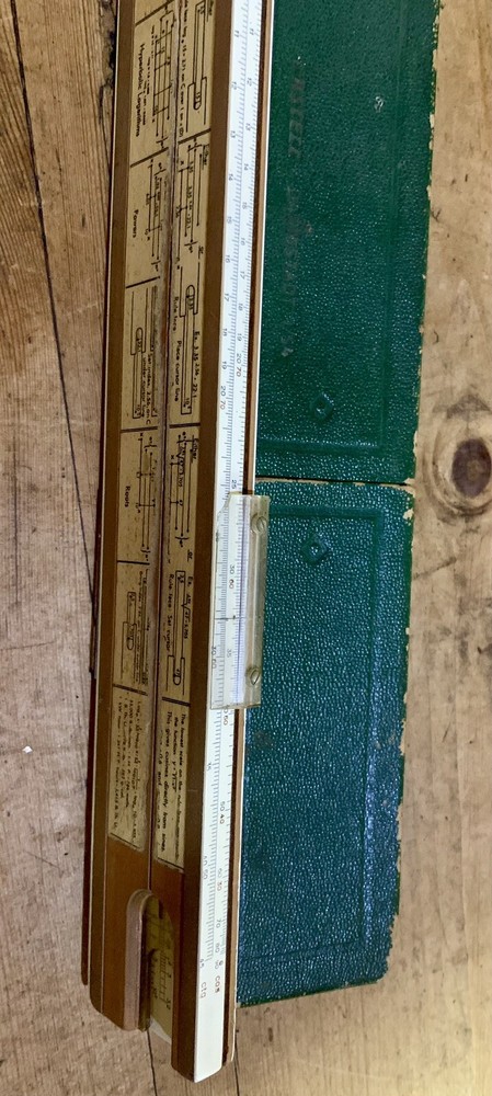 Castell Duplex Slide Rule and Case