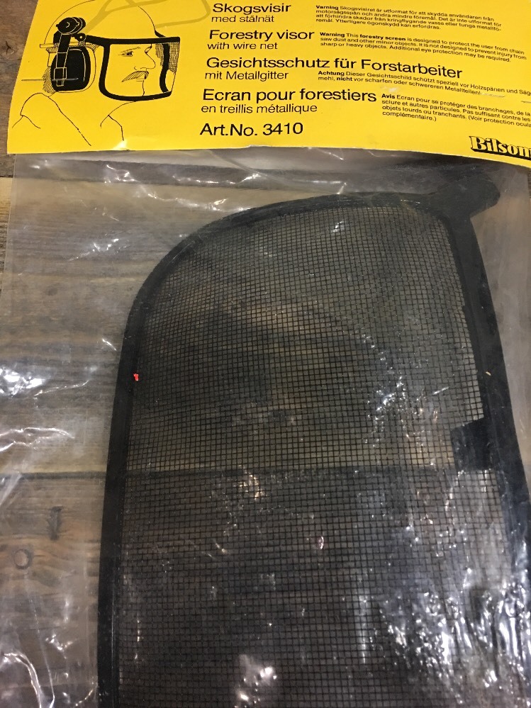 NEW!! Bilsom Wire Net Forestry Visor (Face Shield) Model #3410