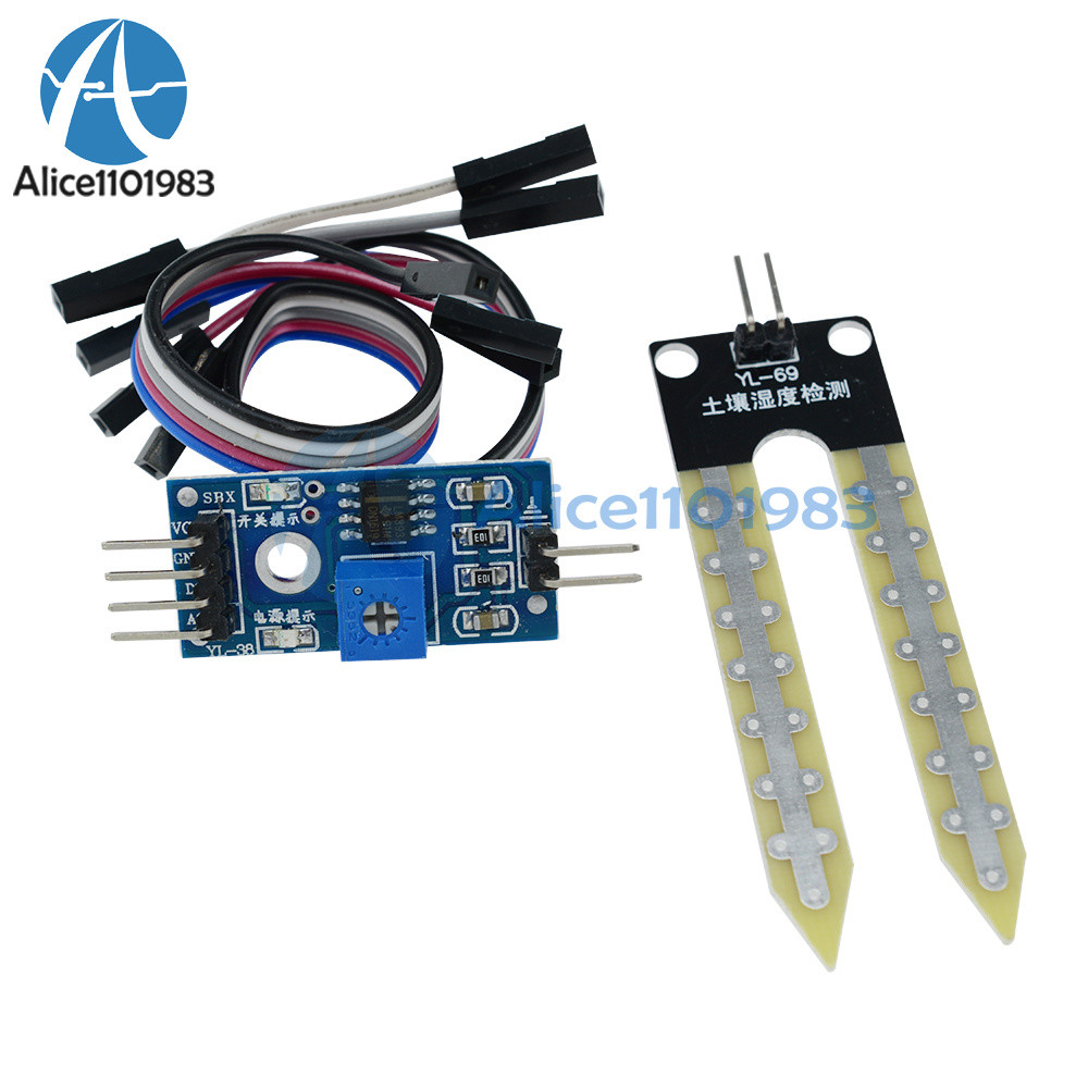 Soil Hygrometer Detection Module Moisture ESP32 DHT11 Sensor for Arduino CP2104