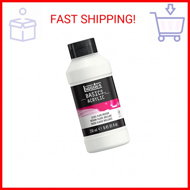 Liquitex BASICS Gloss Fluid Medium, 250ml (8.4oz) Bottle