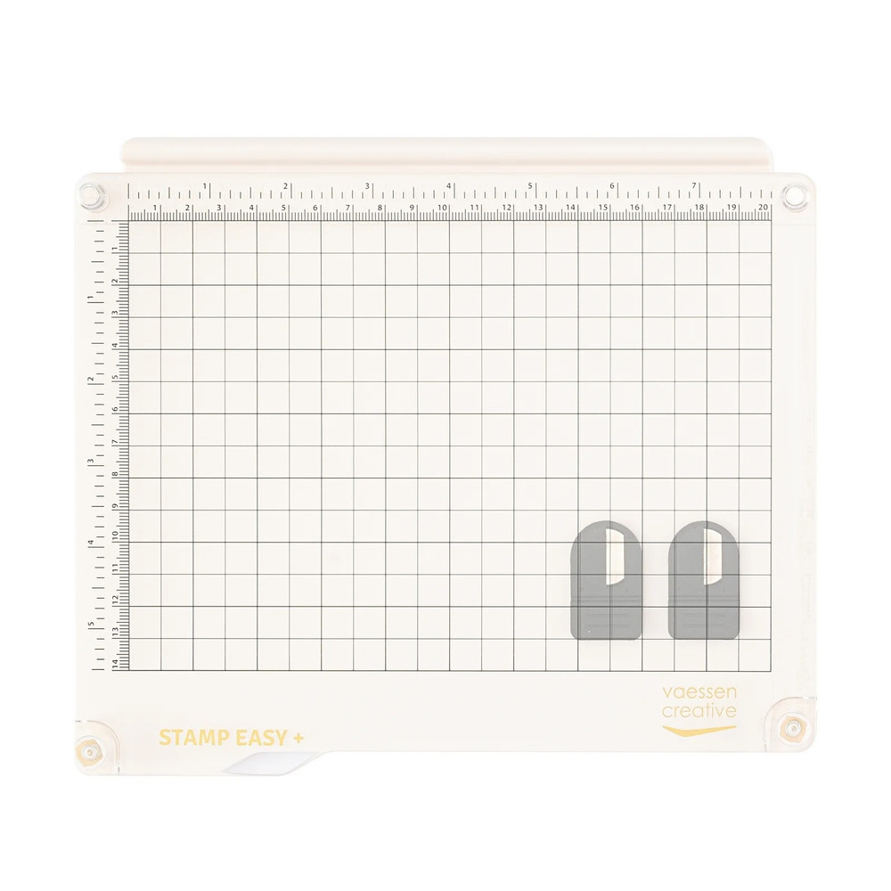 Vaessen Creative Stamp Easy Plus - Transparent Top Plate - Press Tool