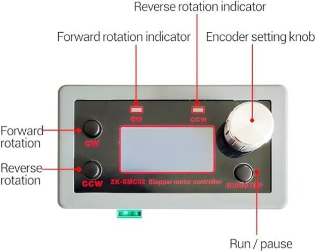 DC 5-30V 4A Stepper Motor Driver Controller Integrated Board Forward/Reverse